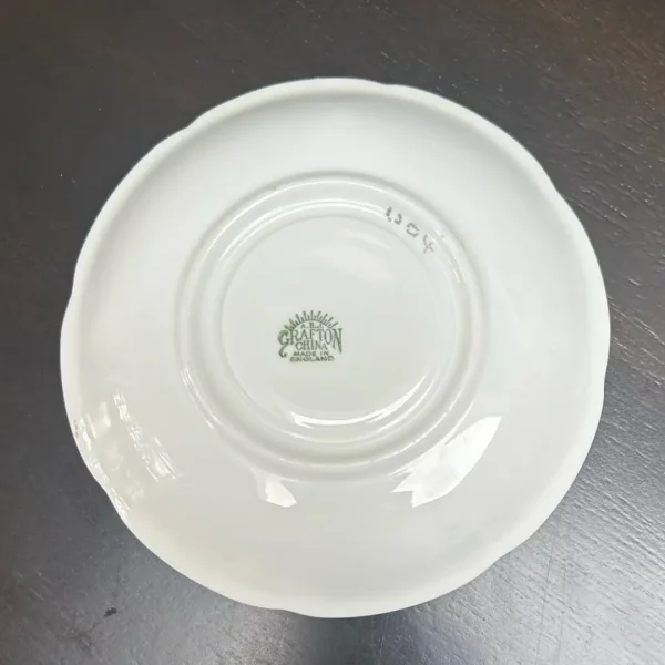 00054 Grafton China ABJ & Sons Teacup and Saucer Made in England - Image 8