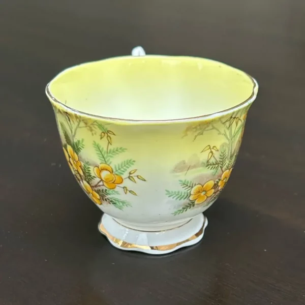 00085 Royal Albert Bone China Teacup Set Partridge Pea - Image 4