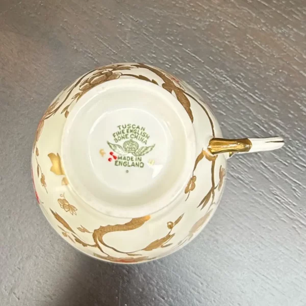 00105 Tuscan China Teacup Set England - Image 6