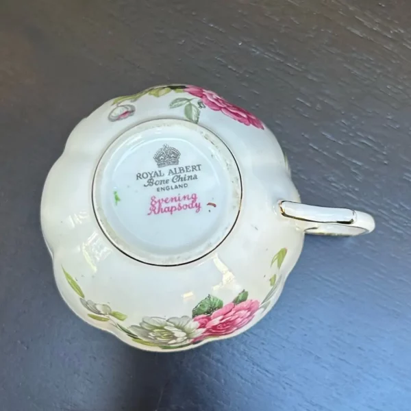 00089 Royal Albert Bone China Teacup Set Evening Rhapsody - Image 6