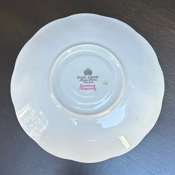 00089 Royal Albert Bone China Teacup Set Evening Rhapsody - Image 8